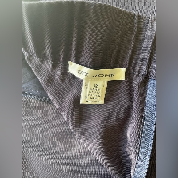 St.John High Waist Wide Leg Cropped Pants - Picture 11 of 13